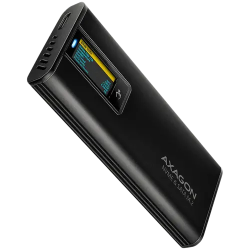 EEM2-SD2B USB-C 10Gbps-M.2 NVMe & SATA SSD DISPLAY box