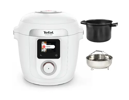 Мултикукър, Tefal CY9621F2 Epc Cook4Me 10In1 W/O Grid Wht