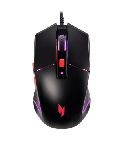 Мишка, Acer Nitro Mouse NMW100 Black, Up to 7200 dpi, Wired, 6 buttons, Retail Pack