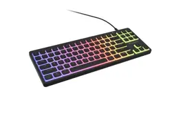 Клавиатура, Genesis Gaming Keyboard Thor 430 TKL, US, RGB Mechanical Outemu, Pink, Silent, Hot Swap Slim, Black