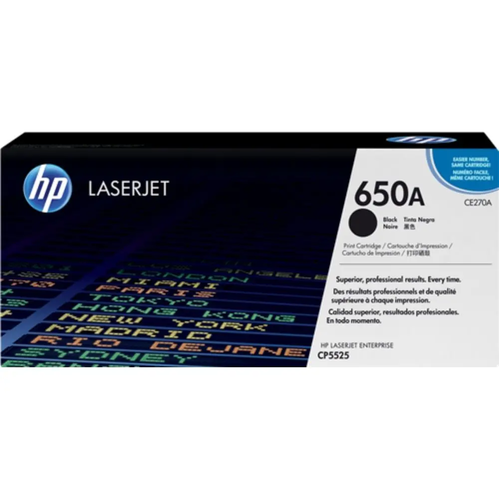 КАСЕТА ЗА HP Color Laserjet CP5520/CP5525 - Black - /650A/ - PN CE270A
