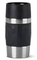 Термочаша, Tefal N2160110, COMPACT MUG 0.3L  BLACK