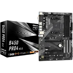 Дънна платка, ASROCK B450 PRO4 R2.0 /AM4
