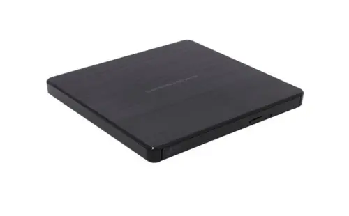 Оптично устройство, Hitachi-LG GP60NB60 Ultra Slim External DVD-RW, Super Multi, Silent Play, Win & MAC OS Compatible, M-DISC Support, Black
