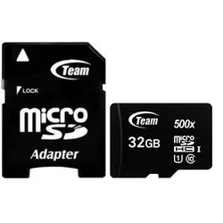 Памет, TEAM GROUP 32G SDMIC+ADAP UHS-I CL10 TEAM