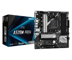 Дънна платка, ASROCK A520M PRO4 /AM4