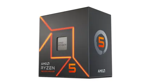 Процесор, AMD Ryzen 5 7600 6C/12T (3.8GHz / 5.1GHz Boost, 38MB, 65W, AM5)