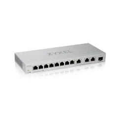 Комутатор, ZyXEL XGS1250-12, 12-Port Gigabit webmanaged Switch with 8 port 1G + 3-Port MultiGig 1/2.5/5/10G + 1-Port SFP+