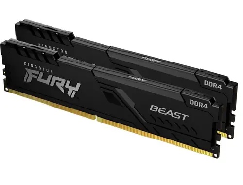 Памет Kingston FURY Beast Black 32GB(2x16GB) DDR4 3200MHz KF432C16BB1K2/32