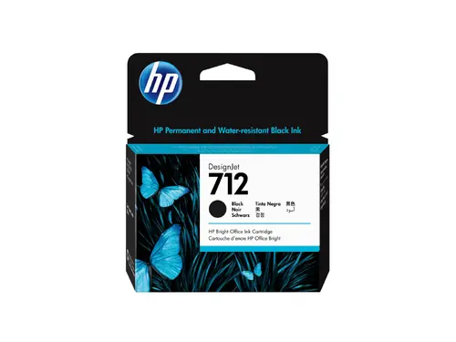 Консуматив, HP 712 80ml Black Ink Cartridge