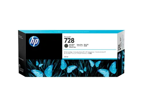 Консуматив, HP 728 300-ml Matte Black DesignJet Ink Cartridge
