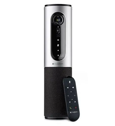 Уебкамера, Logitech ConferenceCam Connect, Full HD, Up To 6 Seats, Portable AIO, Bluetooth, Remote Control, Black & Silver