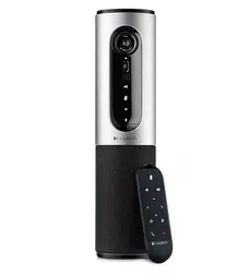 Уебкамера, Logitech ConferenceCam Connect, Full HD, Up To 6 Seats, Portable AIO, Bluetooth, Remote Control, Black & Silver