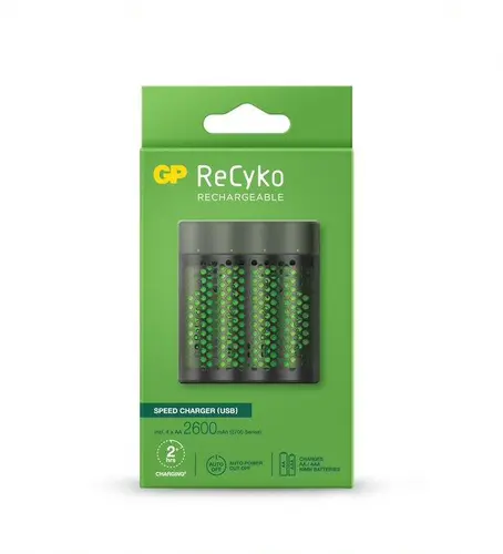 Зарядно устройство GP M451-270AAHCE-EB4, 4 AA, NiMH, 2600mAh, FAST