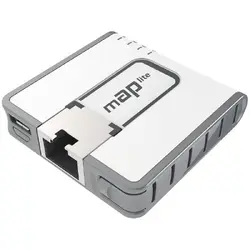 Безжичен Access Point MikroTik mAP Lite RBmAPL-2nD, 64MB RAM, 1xLAN 10/100, 802.3af/at