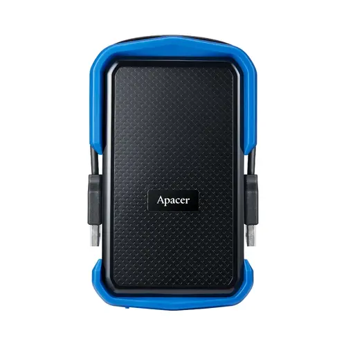 Твърд диск, Apacer AC631, 2TB 2.5" SATA HDD USB 3.2 Military-Grade Shockproof Portable Hard Drive