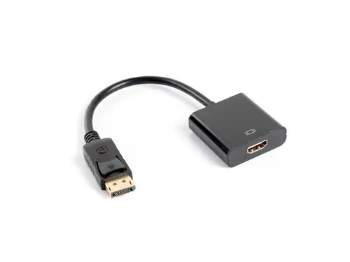 Адаптер, Lanberg adapter display port (m) -> HDMI (f), 10cm cable