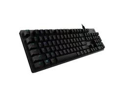 Клавиатура, Logitech G512 Keyboard, GX Brown Tactile, Lightsync RGB, USB Passthrough Data/Power, Alumium Alloy, Game Mode, Black Carbon