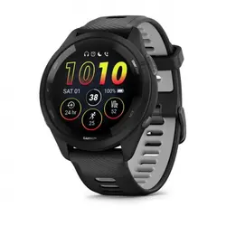 Garmin Forerunner® 265 - Black безел и корпус с Black/Powder Gray силиконова каишка 010-02810-10