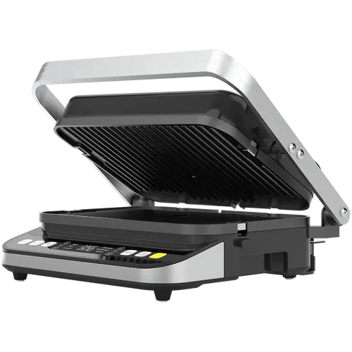 AENO ''Electric Grill EG5: 2000W, 2 heating modes - Lower Grill, Both Grills, 6 preset programs, Defrost, Max opening angle -180°, Temperature regulation, Timer, Removable double-sided plates, Plate size 320*220mm'' AENO ''Electric Grill EG5: 2000W, 2 heating modes - Lower Grill, Both Grills, 6 preset programs, Defrost, Max opening angle -180°, Temperature regulation, Timer, Removable double-sided plates, Plate size 320*220mm''