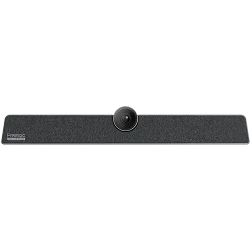 Prestigio Solutions Video Conferencing Collaboration Bar Alpha: UHD, 12MP, 6 mic, 8m (Range), Connection via USB Type-C or AUX Prestigio Solutions Video Conferencing Collaboration Bar Alpha: UHD, 12MP, 6 mic, 8m (Range), Connection via USB Type-C or AUX