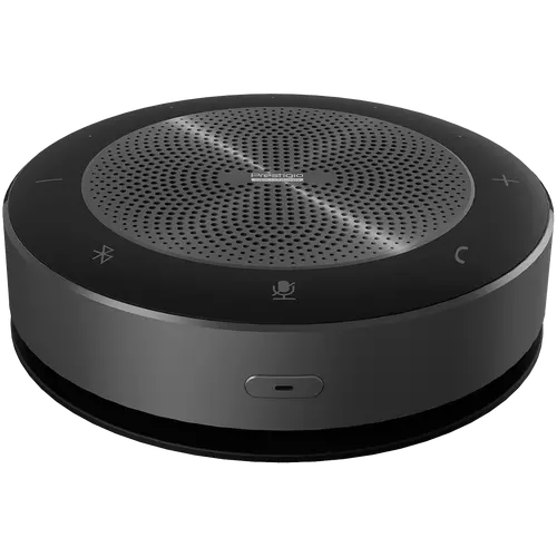 Prestigio Solutions Video Conferencing Speakerphone Alpha: 5W, 6 mic, 5m (Radius), Wireless charging, Connection via USB Type-C, AUX or BT4.2+EDR Prestigio Solutions Video Conferencing Speakerphone Alpha: 5W, 6 mic, 5m (Radius), Wireless charging, Connection via USB Type-C, AUX or BT4.2+EDR
