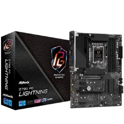 ASROCK MB Desktop Z790 PG Lightning (S1700, 4x DDR5, 1x PCIe 4.0 x16, 1x PCIe 5.0 x16, 3x PCIe 3.0 x1, 4x Hyper M.2, 4x SATA3 6.0Gb/s, RAID 0,1,5,10, 2x USB-C, 10x USB 3.2, 3x USB 2.0, 1x RJ-45 2.5GB, 1x HDMI, ATX