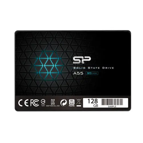 Silicon Power Ace - A55 128GB SSD SATAIII (3D NAND) 3D NAND, SLC Cache, 7mm 2.5'' Blue - Max 550/420 MB/s - Full Capacity