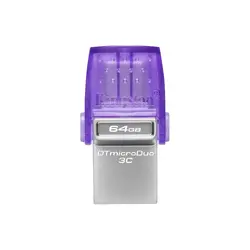 Kingston 64GB DataTraveler microDuo 3C 200MB/s dual USB-A + USB-C