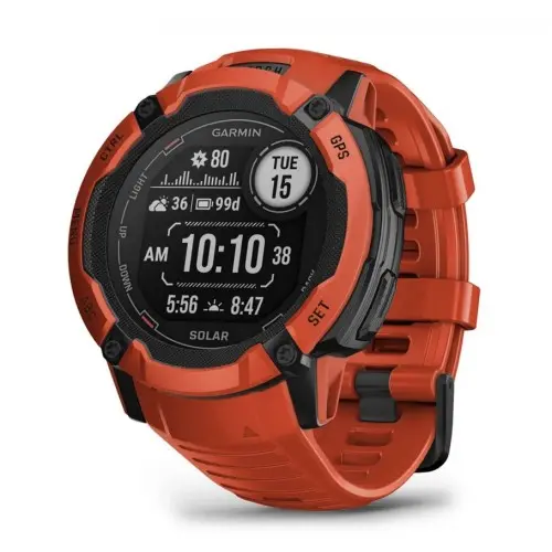Garmin Instinct® 2X Solar - Flame Red 010-02805-01