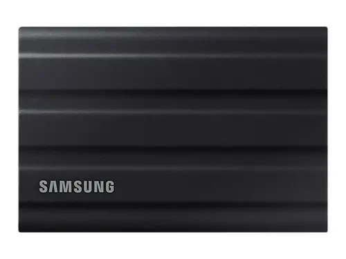 Твърд диск, Samsung Portable NVME SSD T7 Shield 4TB , USB 3.2 Gen2, Rugged, IP65, Read 1050 MB/s Write 1000 MB/s, Black