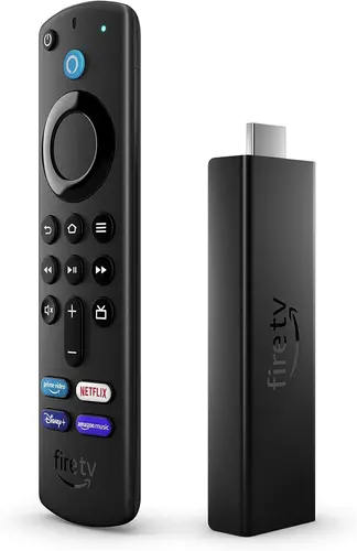Мултимедиен плеър AMAZON Fire TV Stick 4K Gen2, Wi-Fi 6, Alexa Voice Remote, Черен