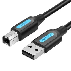 Vention Кабел USB 2.0 A Male to B Male, Black 1.5m - COQBG