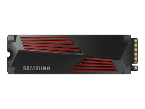 Твърд диск, Samsung SSD 990 PRO 1TB Heatsink PCIe 4.0 NVMe 2.0 M.2 V-NAND 3-bit MLC, 256-bit Encryption, Read 7450 MB/s Write 6900 MB/s