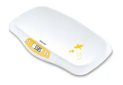 Везна, Beurer BY 80 Baby scale, 20 kg loading, LCD display, hold function