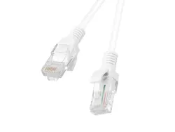 Кабел, Lanberg patch cord CAT.5E 1m, white