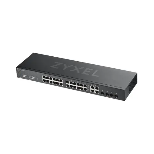 Комутатор, ZyXEL GS1920-24v2, 28 Port Smart Managed Switch 24x Gigabit Copper and 4x Gigabit dual pers., hybird mode, standalone or NebulaFlex Cloud Комутатор, ZyXEL GS1920-24v2, 28 Port Smart Managed Switch 24x Gigabit Copper and 4x Gigabit dual pers., hybird mode, standalone or NebulaFlex Cloud