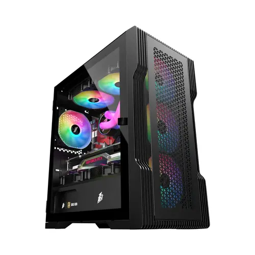 1stPlayer кутия Case mATX - TRILOBITE T3 Mesh Black