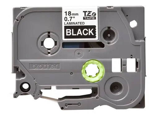 Консуматив, Brother TZe-345 Tape White on Black, Laminated, 18mm, 8m - Eco Консуматив, Brother TZe-345 Tape White on Black, Laminated, 18mm, 8m - Eco