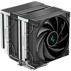 DeepCool AK620, CPU Air Cooler, 2x120mm PWM Fan, TDP 260W, 6 Heatpipes, LGA2066/2011-v3/2011/1700/1200/115x, AMD AM5/AM4, 129x138x160 mm(LxWxH), 3Y, R-AK620-BKNNMT-G