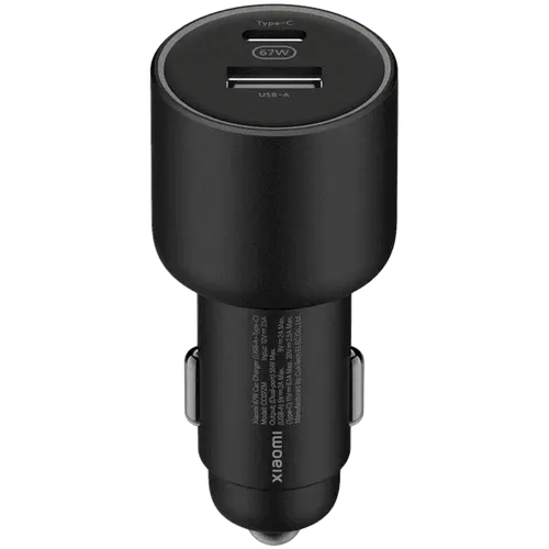 XIAOMI 67W Car Charger USB A + Type C