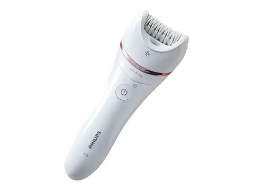 PHILIPS Епилатор серия 8000 използване на мокро и сухо за крака и тяло + 7 принадлежности