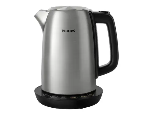 Philips Електрическа кана Avance Collection, регулиране на температурата Metal, 1, 7 л, Кап