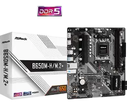 Дънна платка ASROCK B650M-H/M.2+, Socket AM5, 2xDDR5