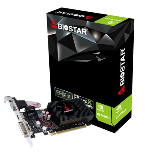 Видео карта BIOSTAR GeForce GT730, 2GB, GDDR3, 128 bit, DVI-I, D-Sub, HDMI Видео карта BIOSTAR GeForce GT730, 2GB, GDDR3, 128 bit, DVI-I, D-Sub, HDMI