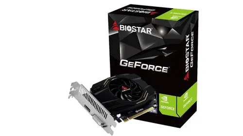 Видео карта BIOSTAR GeForce GT1030, 4GB, DDR4, 64bit, DVI-I, HDMI Видео карта BIOSTAR GeForce GT1030, 4GB, DDR4, 64bit, DVI-I, HDMI