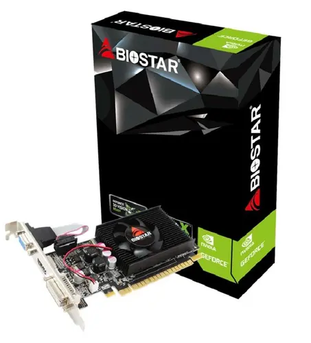 Видео карта BIOSTAR GeForce GT 610, 2GB, SDDR3, 64 bit, DVI-I, D-Sub, HDMI Видео карта BIOSTAR GeForce GT 610, 2GB, SDDR3, 64 bit, DVI-I, D-Sub, HDMI