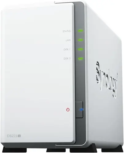 Мрежов сторидж Synology DS223j, За 2 диска, Realtek RTD1619B 4-core 1.7GHz, 1 GB Мрежов сторидж Synology DS223j, За 2 диска, Realtek RTD1619B 4-core 1.7GHz, 1 GB