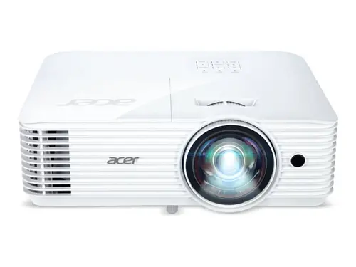 Мултимедиен проектор, Acer Projector S1286Hn, DLP, Short Throw, XGA (1024x768), 3500 ANSI Lumens, 20000:1, 3D, HDMI, VGA, LAN, RCA, Audio in, Audio out, VGA out, DC Out (5V/1A, USB-A), Speaker 16W, Bluelight Shield, 3.1kg, White Мултимедиен проектор, Acer Projector S1286Hn, DLP, Short Throw, XGA (1024x768), 3500 ANSI Lumens, 20000:1, 3D, HDMI, VGA, LAN, RCA, Audio in, Audio out, VGA out, DC Out (5V/1A, USB-A), Speaker 16W, Bluelight Shield, 3.1kg, White