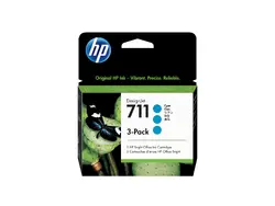 Консуматив, HP 711 3-pack 29-ml Cyan Ink Cartridges